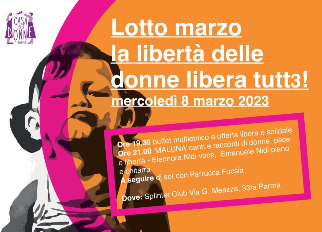 E per l’8 marzo noi Alziamo la festa!