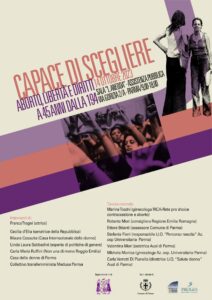 Convegno CAPACE DI SCEGLIERE. Aborto, libertà e diritti a 45 anni dalla 194.