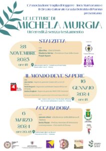 28 novembre. Le letture di Michela Murgia. Un’eredità senza testamento